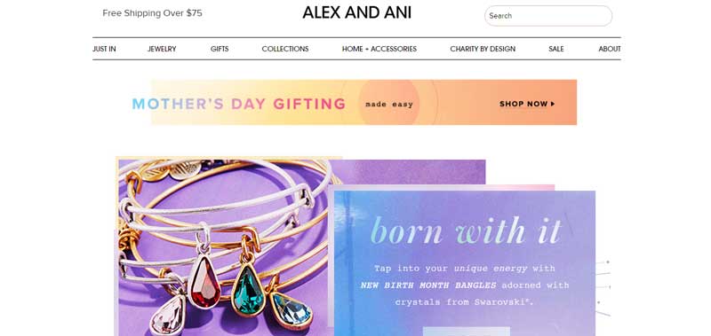 珠寶網(wǎng)站設(shè)計(jì)實(shí)例–Alex and Ani 珠寶網(wǎng)站設(shè)計(jì)實(shí)例–Alex and Ani